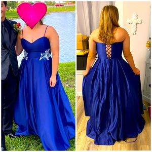 Royal Blue Blondie Nights Formal dress